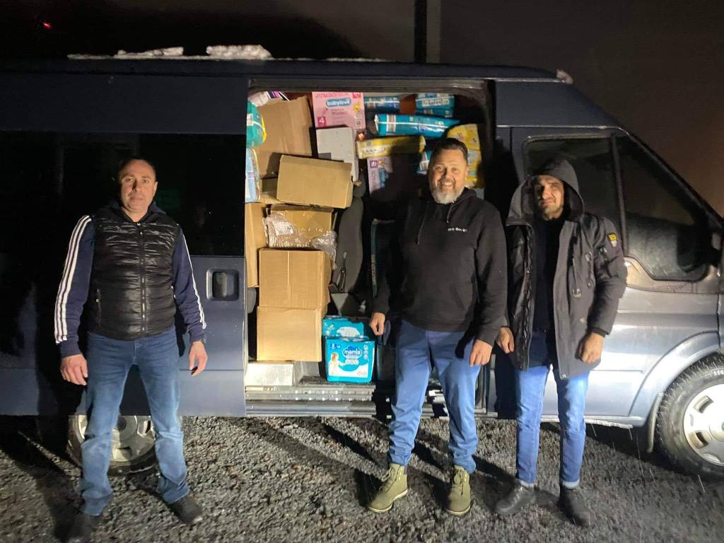 The guys are on their way to Kherson.