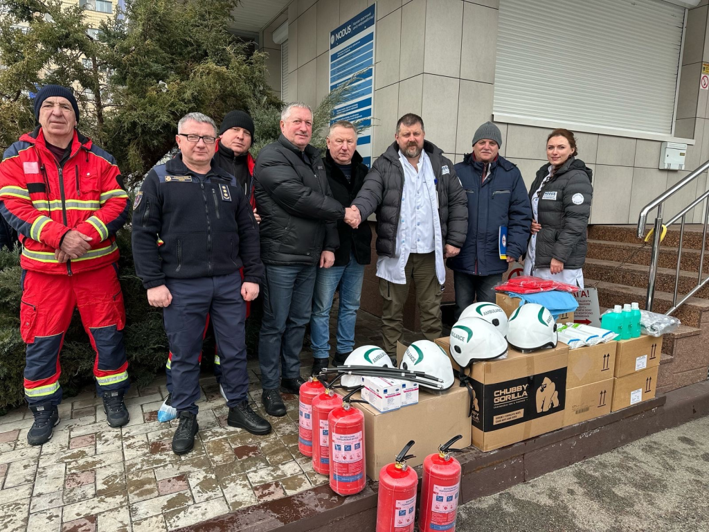 Live saving and protective equipment delivered to Ukraine